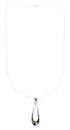 Southwest Multicolor Inlay Sterling Silver Box Chain Necklace Set JX129114